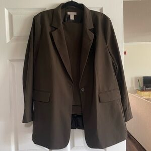 H&M Olive Green Pantsuit